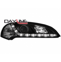 Faros Luz Diurna Opel Tigra 94-00 _ Tfl-Optik _ Negros