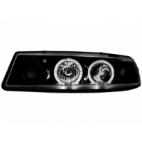 Faros Opel Calibra _ 2 Angel Eyes (Ojos De Ángel) _ Negro