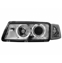 Faros Opel Vectra a 88-95 _ 2 Angel Eyes De Luz De Posición
