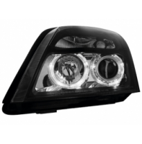 Faros Opel Vectra C 02-04 _ 2 Angel Eyes De Luz De Posición _ Negro