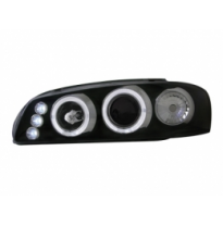 Faros Subaru Impreza 97+  2 Angel Eyes  Negro