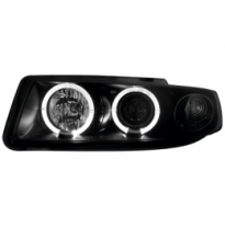 Faros Seat Leon/Toledo 99+ _ 2 Angel Eyes (Ojos De Ángel) _Negro