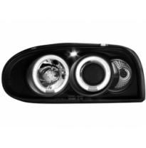 Faros Vw Golf Iii _ 2 Angel Eyes _ Negros _ Rhd