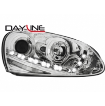 Faros Luz Diurna Vw Golf V 03-09 _ Para Xenon De Serie