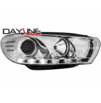 Faros Luz Diurna Vw Scirocco Iii 08+ Intermitente Led