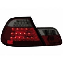 Pilotos Led Bmw E46 Coupe 98-03 _ Rojo/Ahumado
