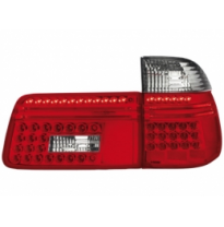Pilotos Led Bmw E39 Touring 97-04_ Rojo/Crystal