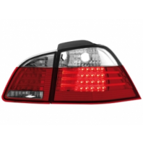 Pilotos Led Bmw E61 Touring 04-10_ Rojo/Crystal