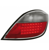 Pilotos Led Opel Astra H 5t 04+ _ Rojo/Ahumado