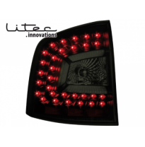 Litec Pilotos Traseros Led Skoda Octavia 1z 08+ _ Negro/Ahumado