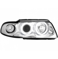 Faros Delanteros Audi A4 B5 95-98 _ 2 Ccfl Slr _ Cromado