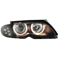 Faros Angel Eyes Bmw E46 4d 01-03