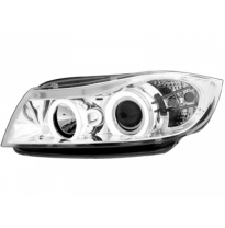 Faros Delanteros Bmw E90/E91 3er _ 2 Ccfl Slr _ Cromado