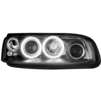 Faros Delanteros Fiat Punto 99-03 _ 2 Ccfl Slr _ Negro