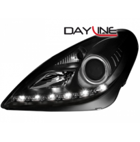 Faros Luz Diurna Mercedes Benz Slk R171 04-11 _Negro