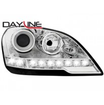 Faros Luz Diurna Mercedes Benz W164 M 08+ _ Cromado