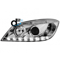 Faros Luz Diurna Homologacion R87 Mercedes Benz C-Klasse W204 07-12_Cromado