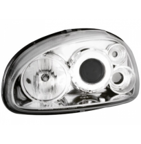Faros Delanteros Opel Corsa B 3/5t 03.93-01 _ 1 Ccfl Slr _Cromado