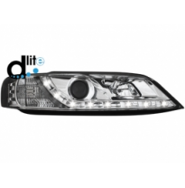 Faros Luz Diurna Opel Vectra B 96-98_Homologacion R87_Cromado
