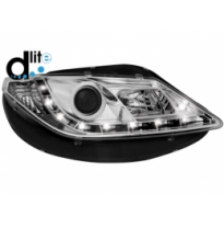 Faros Luz Diurna Seat Ibiza 6j 08+ Homologacion R87 _ Cromado
