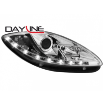 Faros Luz Diurna Seat Leon 1p 09+ _ Cromado