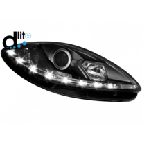 Faros Luz Diurna Homologacion R87 Seat Leon 1p 09+ Luz Diurna _ Negro
