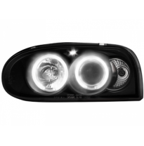 Faros Delanteros Vw Golf Iii 92-98 _ 2 Ccfl Slr _ Negro