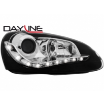 Faros Luz Diurna Vw Golf V 03-09 _ Drl-Optic _ Cromado