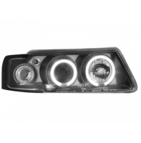 Faros Delanteros Vw Passat 3b 96-00 _ 2 Ccfl Slr _ Negro