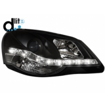Faros Luz Diurna Vw Polo 9n3 05-09 _ Drl-Optic _ Cromado