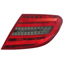 Pilotos Led Mercedes Benz C W204 06-10 Rojo/Ahumado