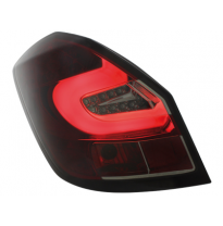 Pilotos Led Skoda Fabia 5j 07+ Rojo/Ahumado