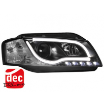Faros Luz Diurna D-Lite Audi A3 8p 03-08 Negro