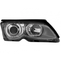 Faros Bmw E46 Lim. 01-04 _ 2 Angel Eyes _ Cromados