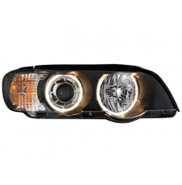 Dectane Faros Bmw X5 99-04, E53_ 2 Angel Eyes _ Negros