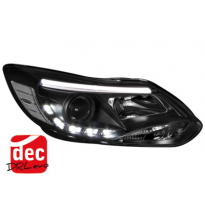 Faros Luz Diurna D-Lite Ford Focus 11+ Negro