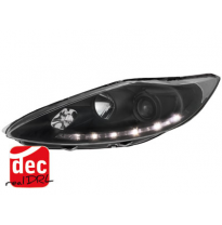 Faros Luz Diurna Ford Fiesta 7 08-10 -Optik Negro