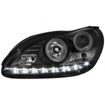 Faros Luz Diurna Mercedes Benz W220 S-Klasse 02-05 Negro Para Xenon De Serie