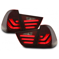 Pilotos Traseros Led Bmw E91 Lci 3er Touring. 08-11 _ Rojo/Ahumado