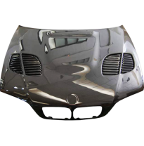 Capo Carbono Bmw E46 &#039;02-06 2p. Look M3 Gtr C/T - Capó Fibra De Carbono