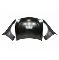 Capo Y Aletas Bmw F30 / F31 Look M4 Metal - Capó Metal