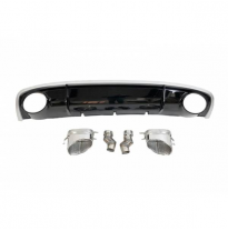 Difusor Trasero Audi A4 B8 4p / Avant 12-15 Look Rs4 - Plástico Abs