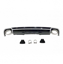 Difusor Trasero AUDI A4 B9 2016+ LOOK RS4 ABS - Plástico ABS