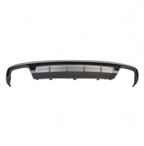 DIFUSOR TRASERO AUDI A6 2016+ LOOK S6 ABS - Difusor trasero Plástico ABS