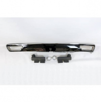 Difusor Trasero Audi A6 Sedan / Avant C7 4G 2011-2015 Look W12 ABS - Plástico ABS