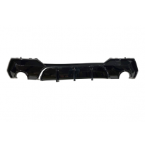 Difusor Trasero Bmw G22 Look M Performance Brillante Negro *Plástico Abs