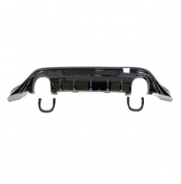 Difusor Trasero Ford Focus 2019+ Brillante Negro - Plástico Abs