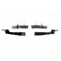 Difusor Trasero Ford Mustang 2018-2020 Brillante Negro Plástico ABS