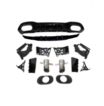 Difusor Trasero Mercedes V177 Amg Look A45 4 Puertas - Plástico Abs