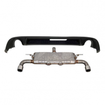 Difusor Trasero Volkswagen Golf 7.5 look GTI ESCAPE - Plástico ABS